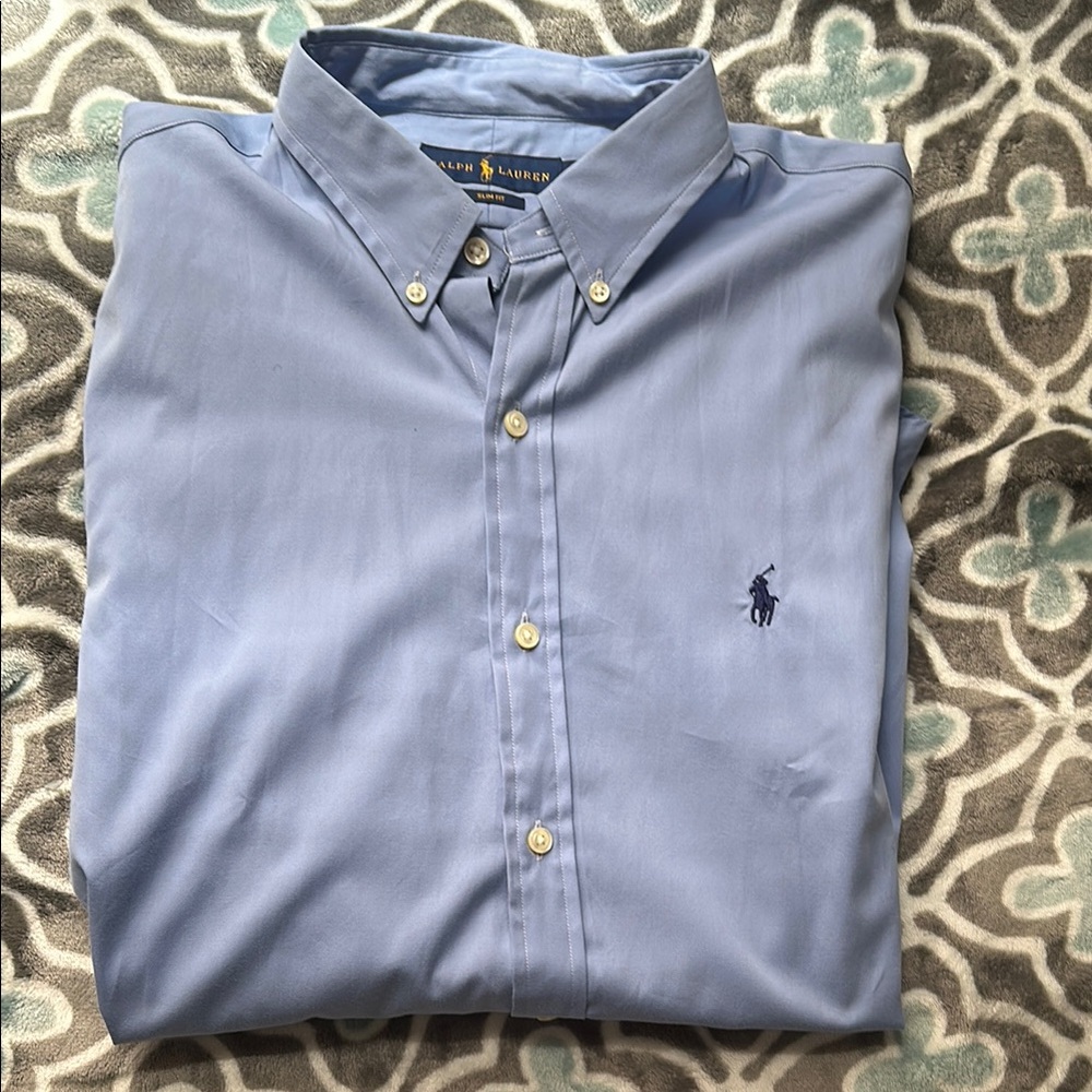 Polo by Ralph Lauren Men's Blue Shirt
